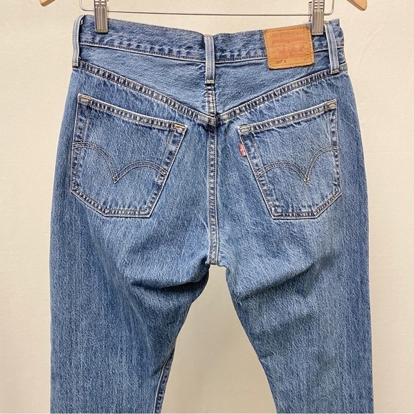 Levi’s Size 27 (4/5) 501s Skinny Jeans High Rise Button Fly Women’s Premium - Picture 7 of 16